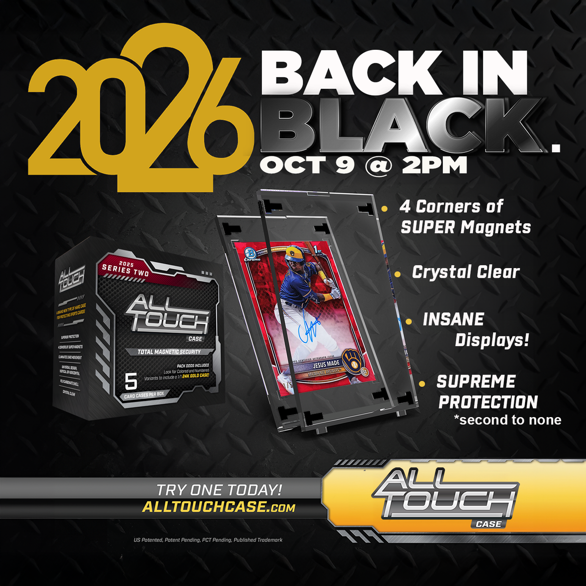 BACK IN ALL BLACK SERIES 2, 180pt ALL TOUCH BLASTER BOX (5 CASES)